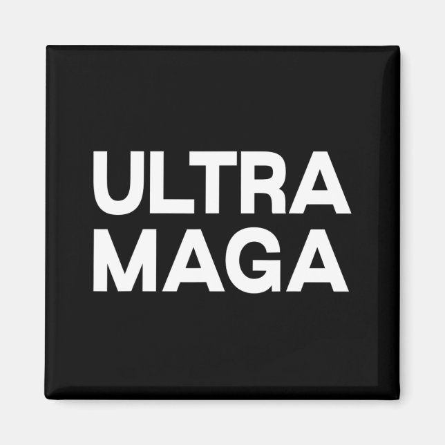Íman Citação Diária Ultra Maga (Frente)