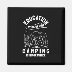 Íman Citação Divertida de Camping