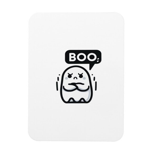Íman Citação Divertida de Desaprovação Boo (Vertical)