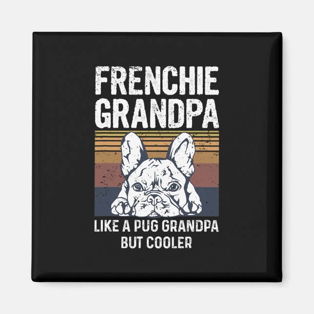Íman Citação Do Bulldog Para O Seu Avô Francês (Frente)