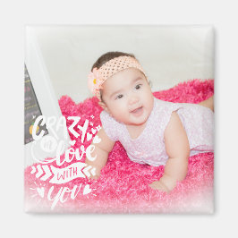 Íman Citação do dia do Namorados de fotos do bebê