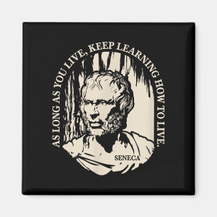 Íman Citação Do Seneca Motivativa Sobre Vida E Aprendiz