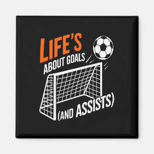 Íman Citação Engraçada de Futebol Metas de Vida Motivaç