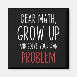 Íman Citação Engraçada de Matemática Querido Professor