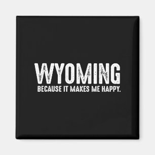Íman Citação engraçada de Wyoming Orgulhoso Morador do