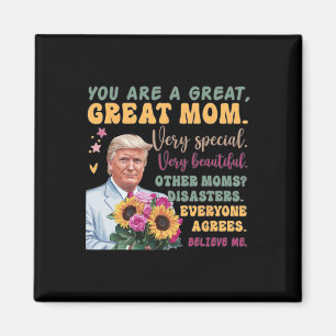Íman Citação engraçada do Dia das Mães de Donald Trump