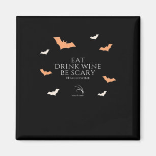 Íman Citação Hallowine Dia das Bruxas Comer Beber