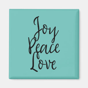 Íman Citação Inspiradora Alegria Paz Amor