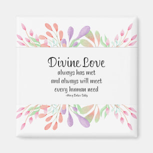 Íman Citação Inspiradora Mary Baker Eddy Divine Love