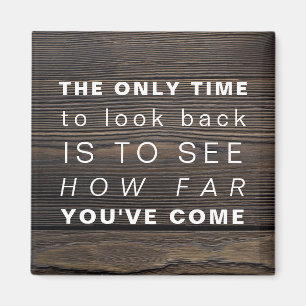 Íman Citação Inspirativa   Motivação Não olhe para trás