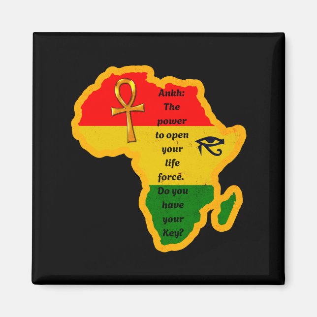 Íman citação junenth africano ankh wer (Frente)