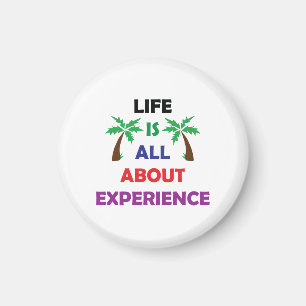 Íman Citação Motivacional A Vida É Tudo Sobre Experiênc