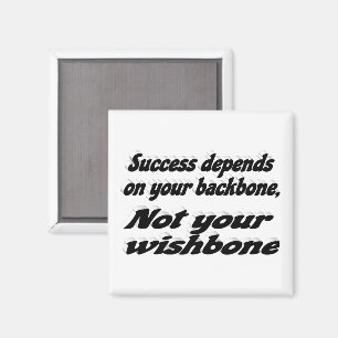 Íman Citação Motivacional de Backbone com Êxito