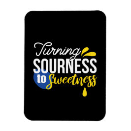 Íman Citação Motivacional de Limão de Areia a Doce