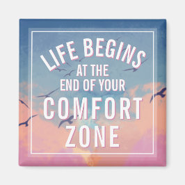 Íman Citação Motivacional Inspiradora para o Início da
