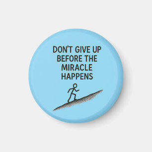 Íman citação motivacional não desiste da esperança de f