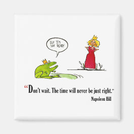 Íman Citação motivadora de Napoleon Hill -