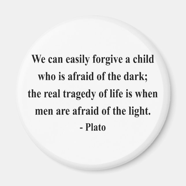 Íman Citação Platão 5a (Frente)