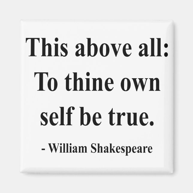 Íman Citação Shakespeare 8a (Frente)