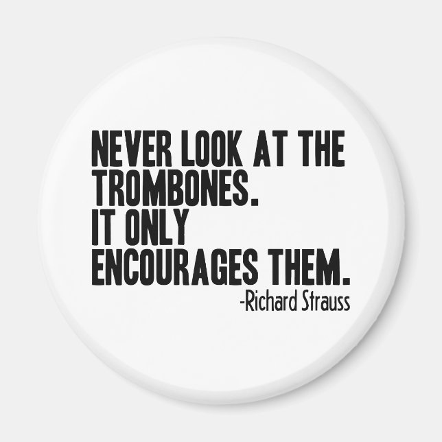 Íman Citação Trombone (Frente)