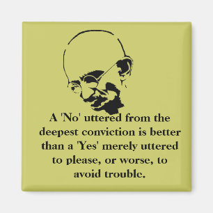 Íman Citações customizáveis de Mohandas Gandhi