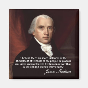 Íman Citações de James Madison "que eu acredito lá