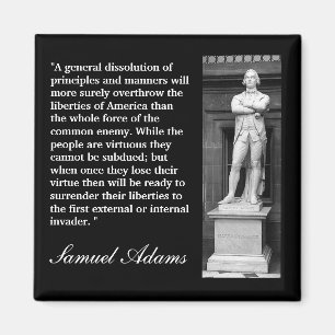 Íman Citações de Samuel Adams "uma dissolução geral