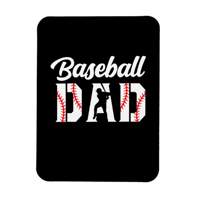 Íman Citações do Avô | Pai de beisebol (Vertical)