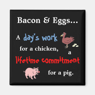 Íman Citações do bacon & dos ovos