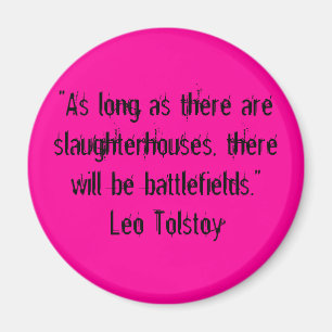 Íman Citações do vegetariano de Tolstoy