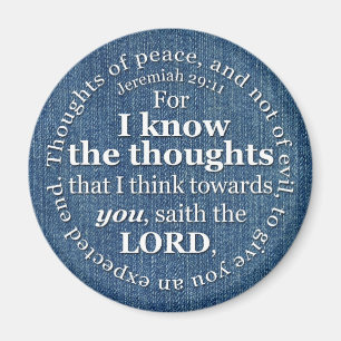 Íman Citações do verso da bíblia da sarja de Nimes d