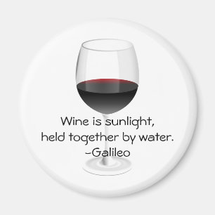 Íman Citações do vinho de Galileo
