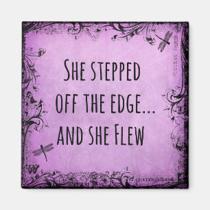 Íman Citações inspiradas: Pisou fora da borda e