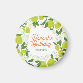 Íman Citrus Garden Magnet - Design de texto editável