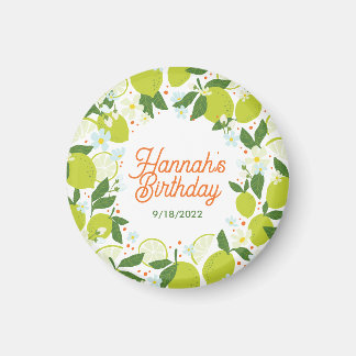 Íman Citrus Garden Magnet - Design de texto editável