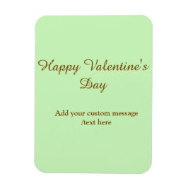 Íman Citrus green brown happy Valentine's day simple 
