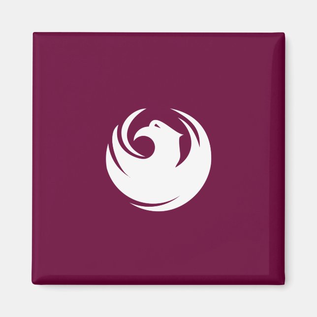 Íman City Flag of Phoenix (Arizona) (Frente)
