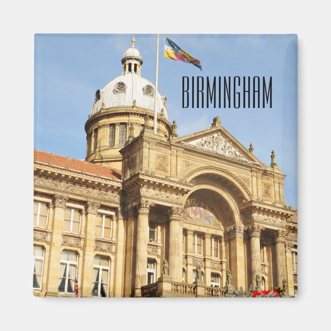 Íman City Hall em Birmingham, Inglaterra, Reino Unido (Frente)