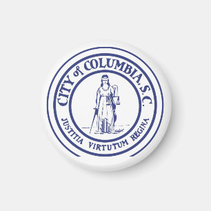 Íman City Seal - Columbia, Carolina do Sul