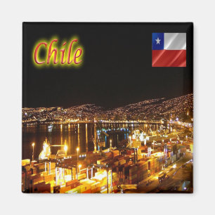 Íman CL - Chile - Valparaíso - Visão Noturna