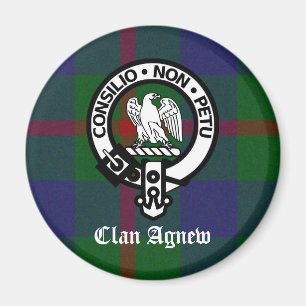 Íman Clã Agnew Tartan Crest