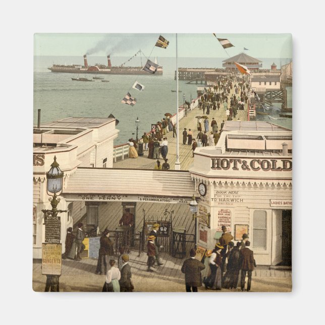 Íman Clacton-on-Sea Pier I, Essex, Inglaterra (Frente)