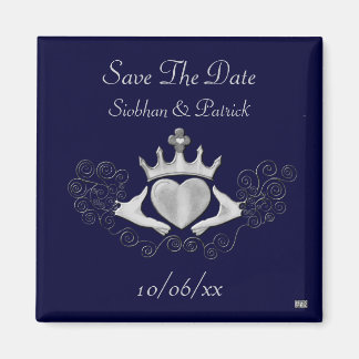 Íman Claddagh (Prata) (Salvar a Data)