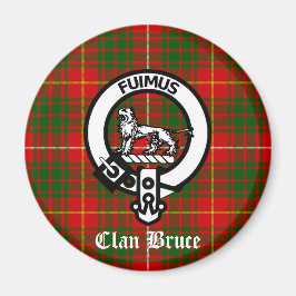 Íman Clan Bruce Crest Tartan