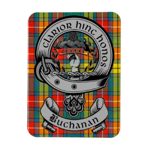 Íman Clan Buchanan Crest Crachá & Tartan