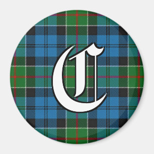 Íman Clan Colquhoun Tartan Acentos na Xadrez