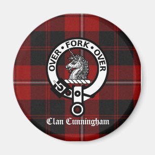 Íman Clan Cunningham Crachá & Tartan