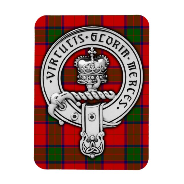 Íman Clan Donnachaidh (Robertson) Crest & Tartan (Vertical)