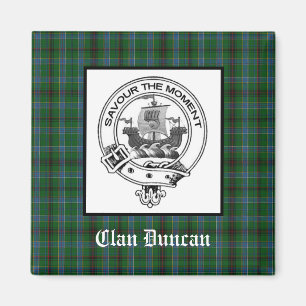 Íman Clan Duncan Crest Crachá & Tartan
