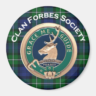 Íman Clan Forbes Society 3" Magnet